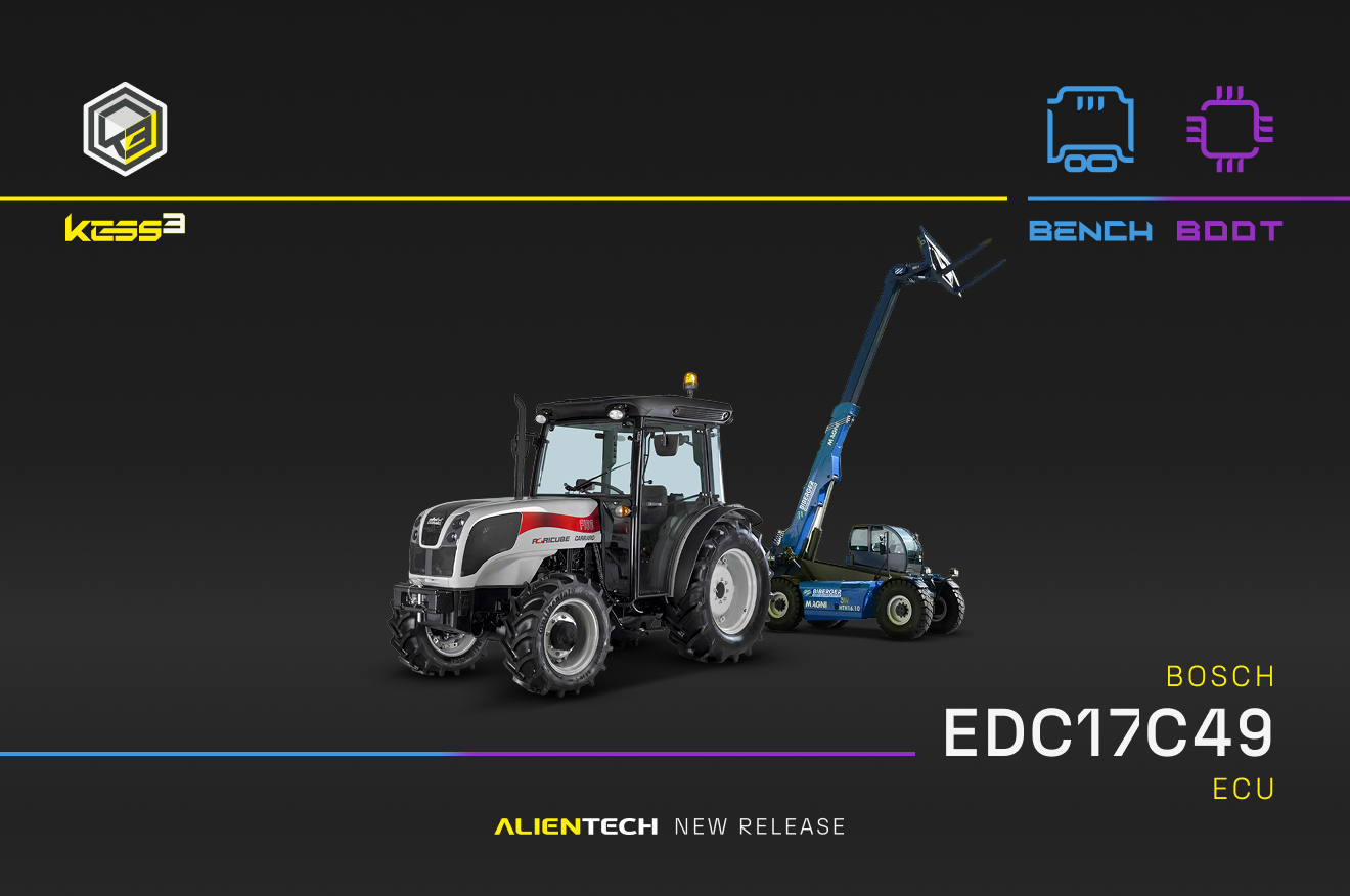 Visuel officiel : KESS3 3.67 : les Bosch EDC17C49 des engins professionnels en Bench et Boot
