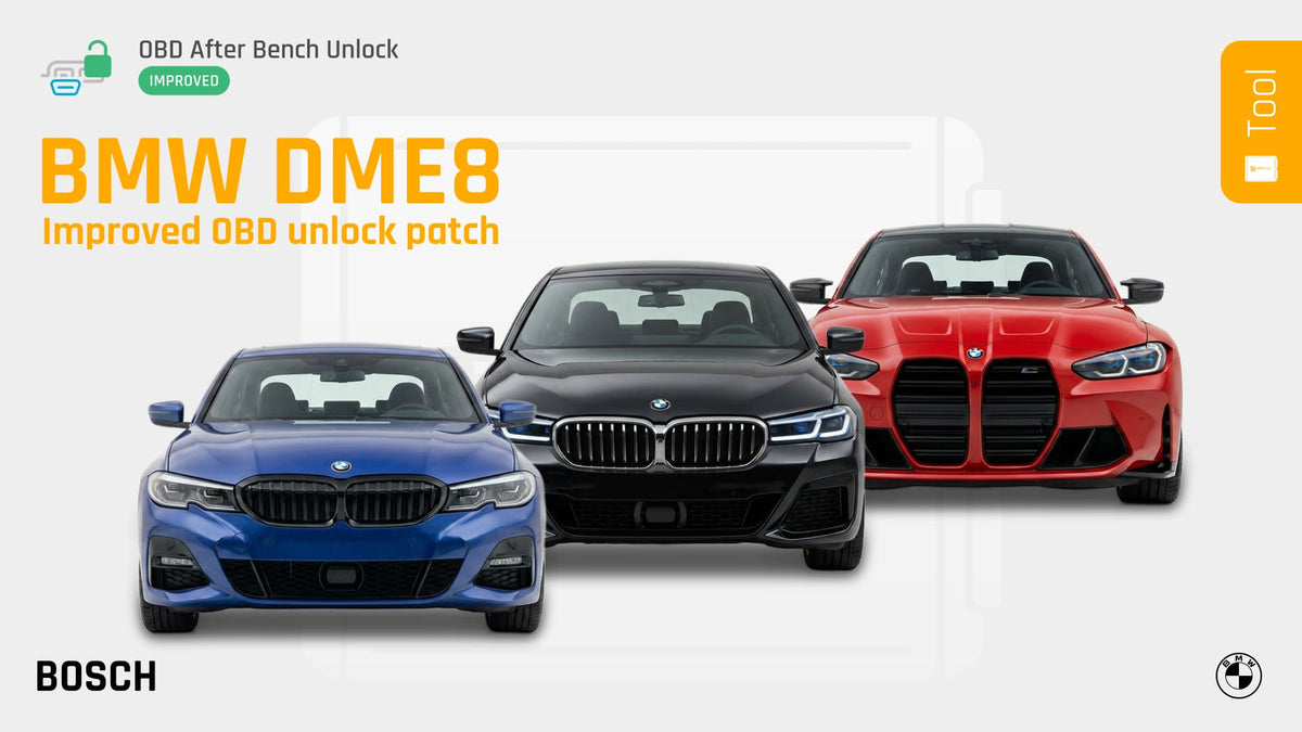Visuel officiel : BMW DME8 : AutoTuner améliore son patch OBD Unlock