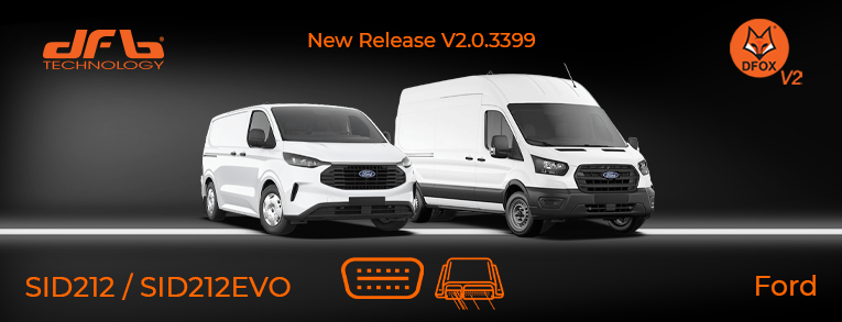 Visuel officiel : Ford SID212 et SID212 EVO : accès OBD dans DFOX V2