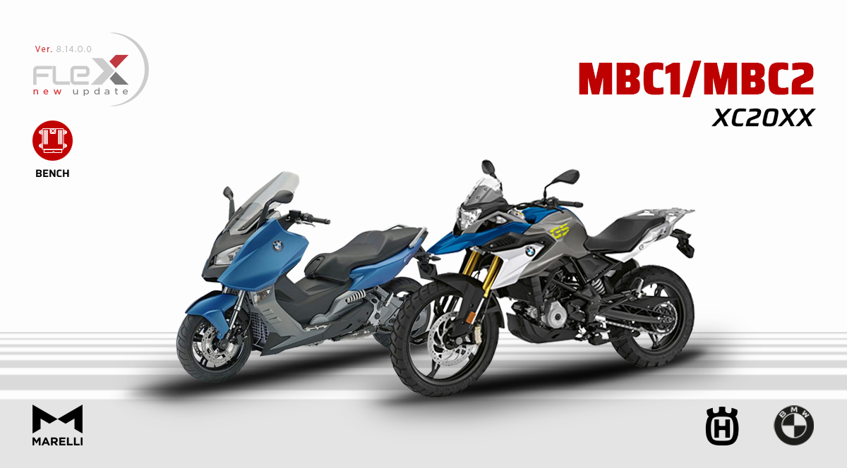 Visuel officiel : BMW Motorrad et Husqvarna : les Marelli MBC1/MBC2 en BENCH