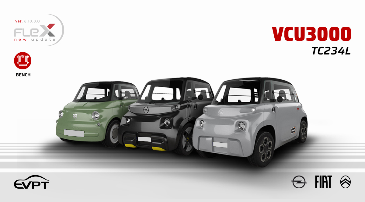 Visuel officiel : VCU3000 : Flex 8.10 ouvre une sauvegarde complète en BENCH