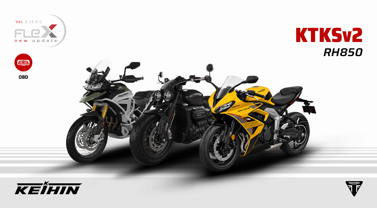 Visuel officiel : Triumph KTKSv2 : Flex 8.24 ajoute la programmation OBD